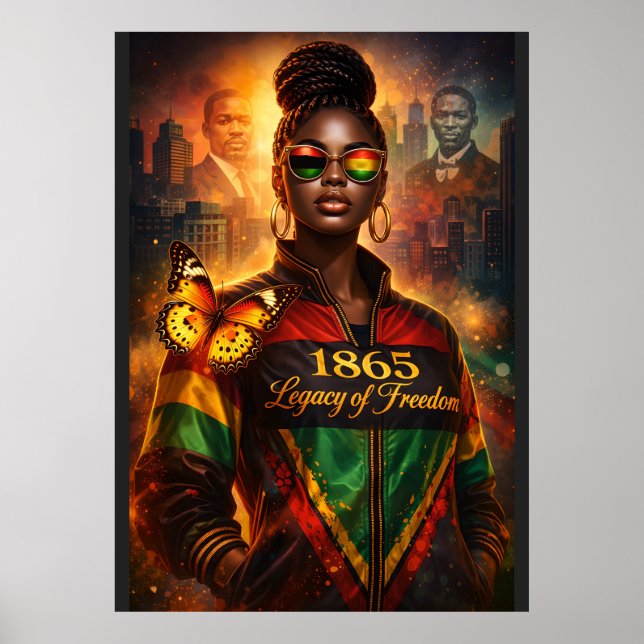 Freiheitsvermächtnis (Städte + historische Persönl Poster (Vorne)