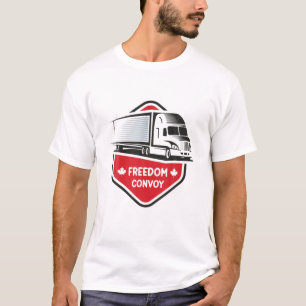 FREIHEITSVERTRAG 2022 KANADISCHE TRUCKER-T-SHIRTS T-Shirt