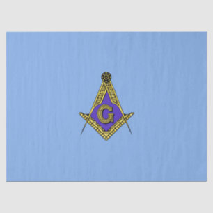Freimaurer (blau) seidenpapier