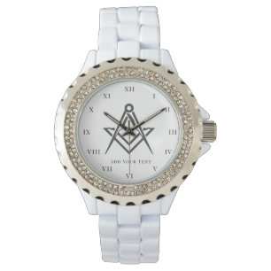 Freimaurer Damen Nacht Winkel Kompass Geschenk Armbanduhr