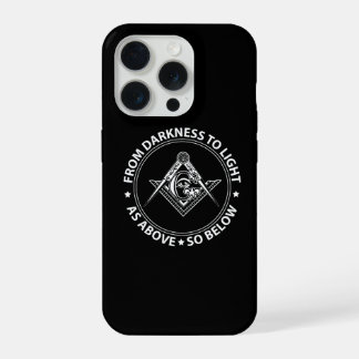 Freimaurer-Emblem iPhone 15 Pro Hülle