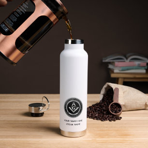 Freimaurer Geschenke   Personalisiert isoliert Trinkflasche