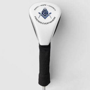 Freimaurer Golf Kopfbedeckung Blau Headcover