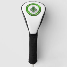 Freimaurer Golf Kopfbedeckung Grün Headcover