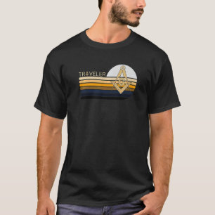 Freimaurer Kompass Reisen T-Shirt