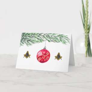 Freimaurer Maurer Freimaurer Weihnachten Dankeskarte