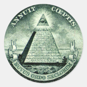 Freimaurer Runder Aufkleber