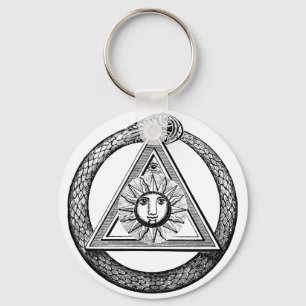 Freimaurerei Alle sehen Auge Masonic Symbol Schlüsselanhänger