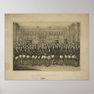 Freimaurerei der Freimaurerei Poster