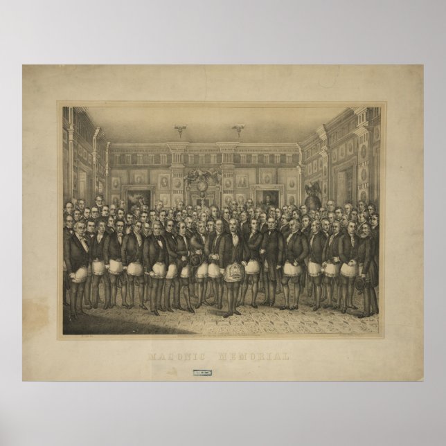 Freimaurerei der Freimaurerei Poster (Vorne)
