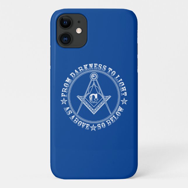 Freimaurerei Symbol Case-Mate iPhone Fall Hülle (Rückseite)
