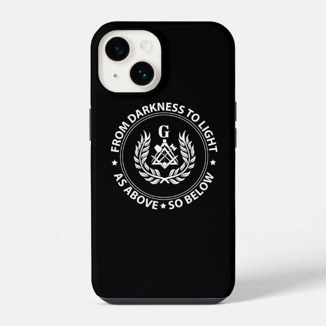 Freimaureremblem iPhone Hülle (Rückseite)