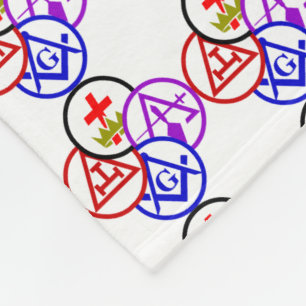 Freimaurerisch Fleecedecke