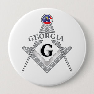 Freimaurerloge des Staat Georgien Button
