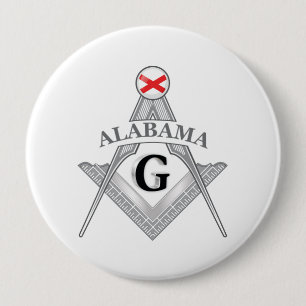 Freimaurerloge des Staat von Alabama Button