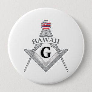 Freimaurerloge des Staat von Hawaii Button