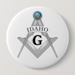 Freimaurerloge des Staat von Idaho Button