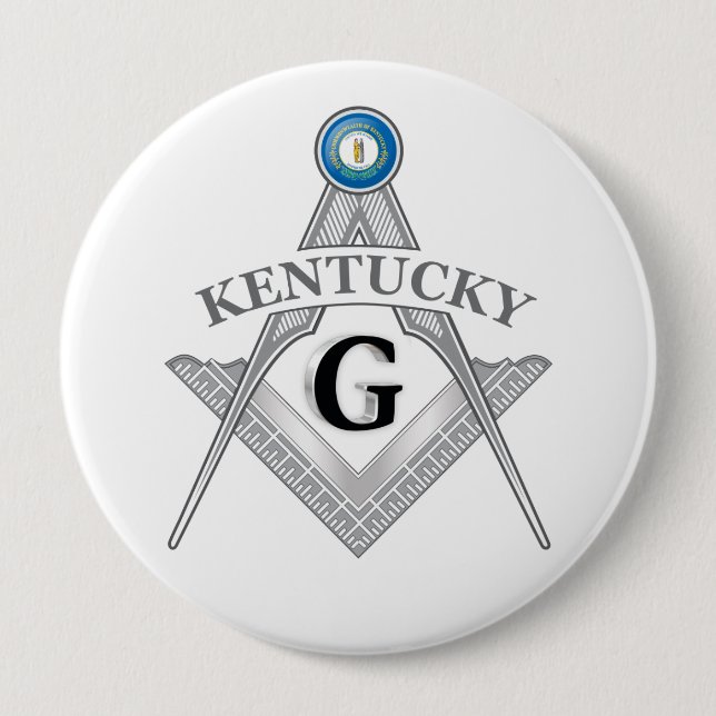 Freimaurerloge des Staat von Kentucky Button (Vorderseite)