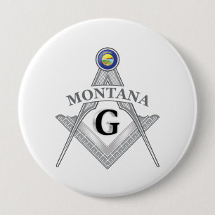Freimaurerloge des Staat von Montana Button