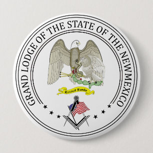 Freimaurerloge des Staat von New Mexico Button