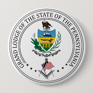 Freimaurerloge des Staat von Pennsylvania Button