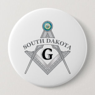 Freimaurerloge des Staat von South Dakota Button
