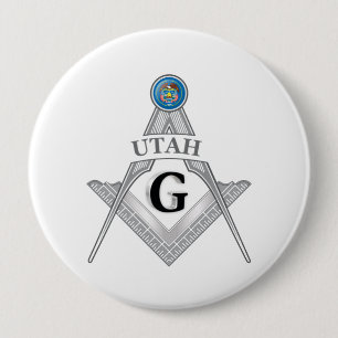 Freimaurerloge des Staat von Utah Button