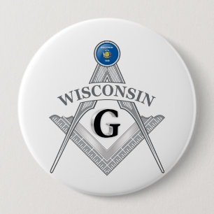 Freimaurerloge des Staat von Wisconsin Button