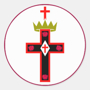 FreimaurerRosicrucian Gesellschafts-Aufkleber Runder Aufkleber