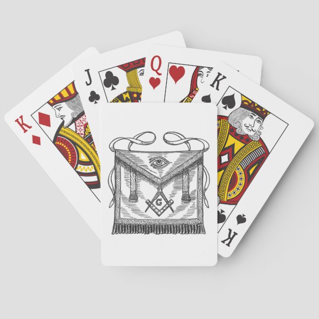 FreimaurerSchürze Spielkarten (Rückseite)