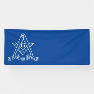 Freimaurersymbol Banner