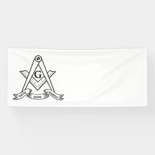 Freimaurersymbol Banner