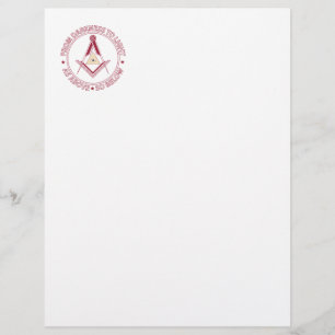 Freimaurersymbol Briefbogen