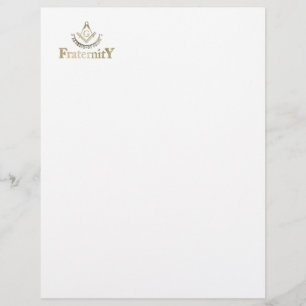 Freimaurersymbol Briefbogen