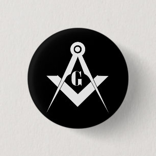 Freimaurersymbol Button