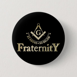 Freimaurersymbol Button