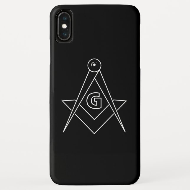 Freimaurersymbol Case-Mate iPhone Hülle (Rückseite)
