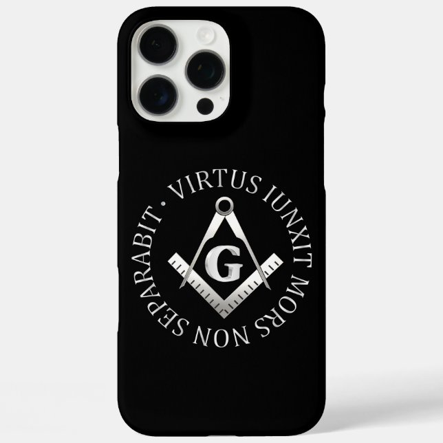 Freimaurersymbol Case-Mate iPhone Hülle (Rückseite)