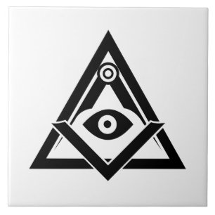 Freimaurersymbol Fliese