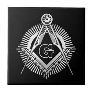 Freimaurersymbol Fliese