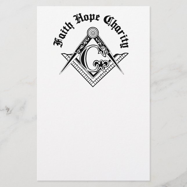 Freimaurersymbol Flyer (Vorne)