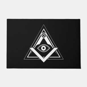 Freimaurersymbol Fußmatte