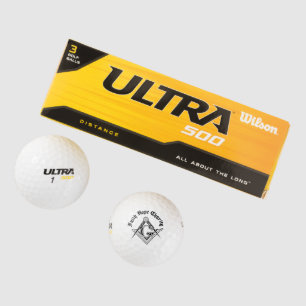 Freimaurersymbol Golfball