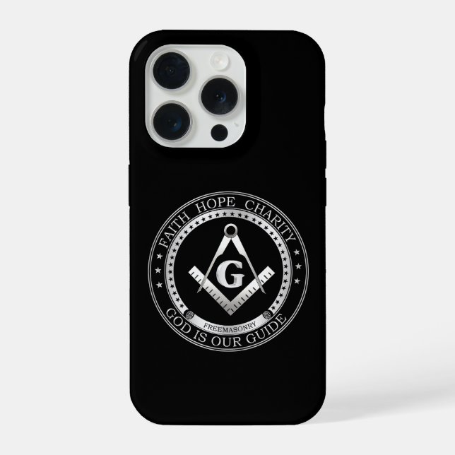 Freimaurersymbol iPhone Hülle (Rückseite)