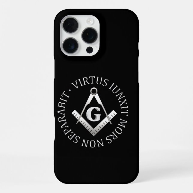 Freimaurersymbol iPhone Hülle (Rückseite)