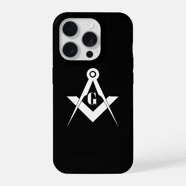 Freimaurersymbol iPhone Hülle (Rückseite)