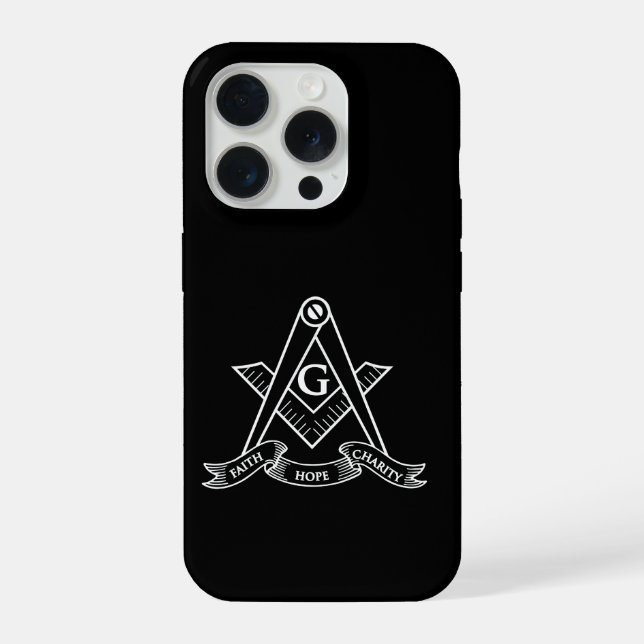 Freimaurersymbol iPhone Hülle (Rückseite)