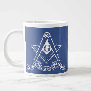 Freimaurersymbol Jumbo-Tasse