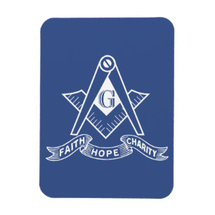 Freimaurersymbol Magnet