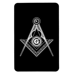 Freimaurersymbol Magnet
